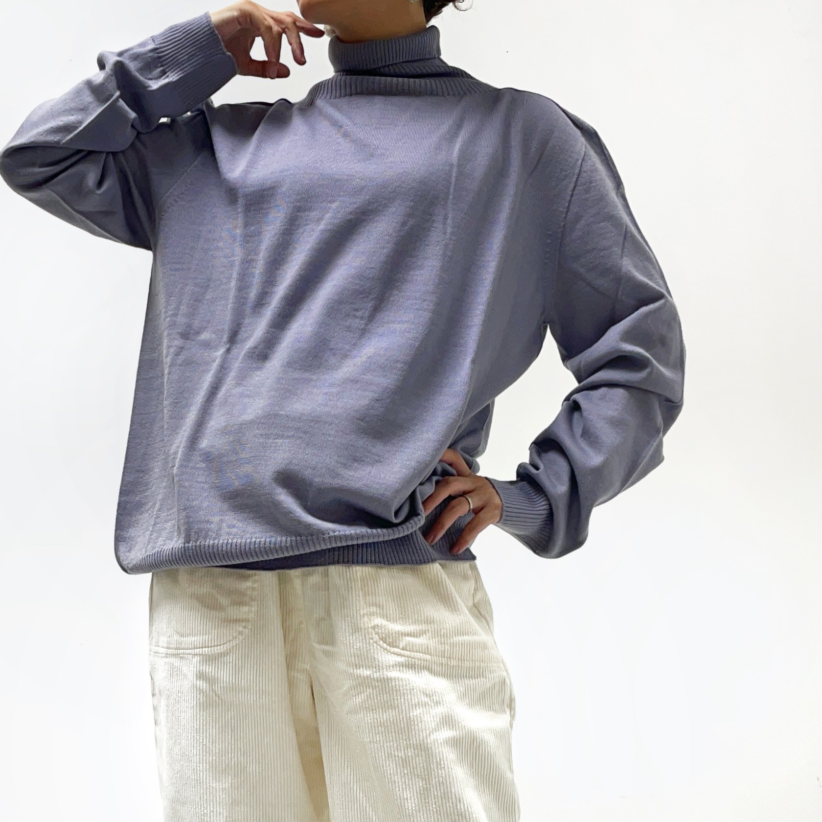 ファブリックスのタートルネックセーター