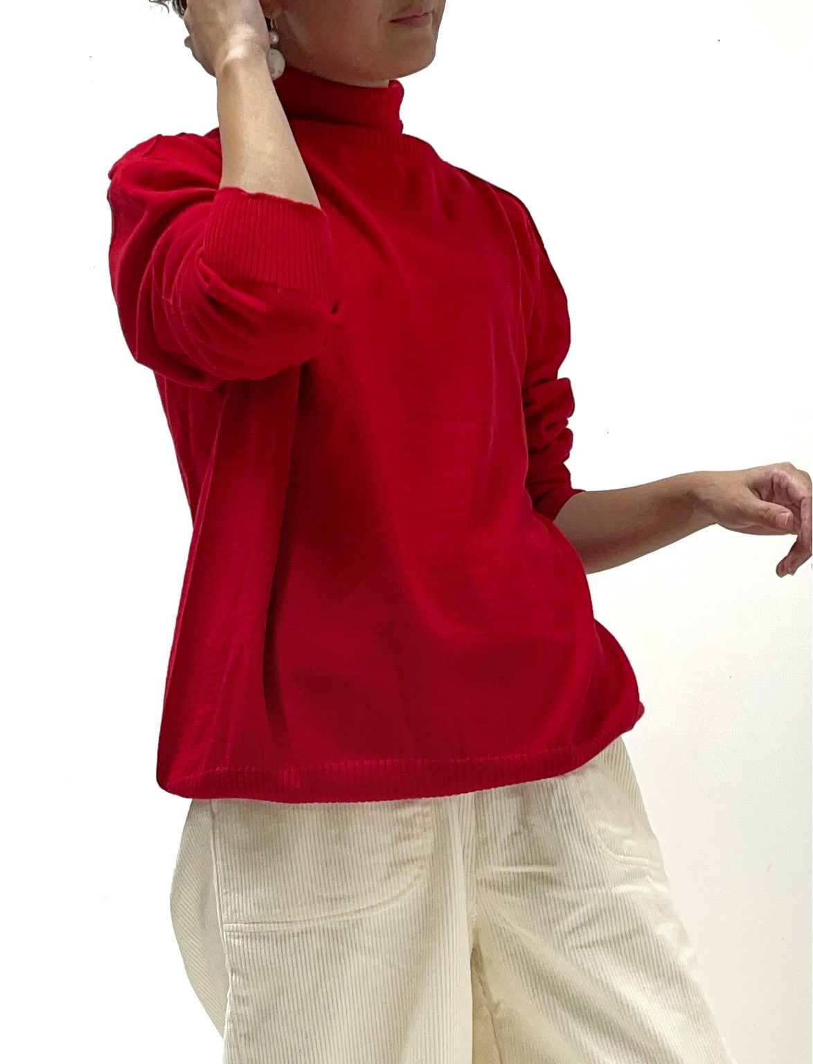 ファブリックスのタートルネックセーター